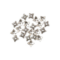 " Zlatka" Розетка для бус MFR- 15 5 мм 20 шт 01 под античное серебро