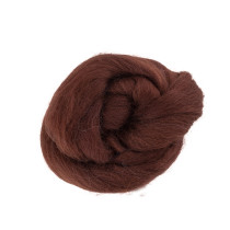 " Gamma" TFS- 050 " Шерсть для валяния" 100% полутонкая шерсть 50г №0412 шоколад